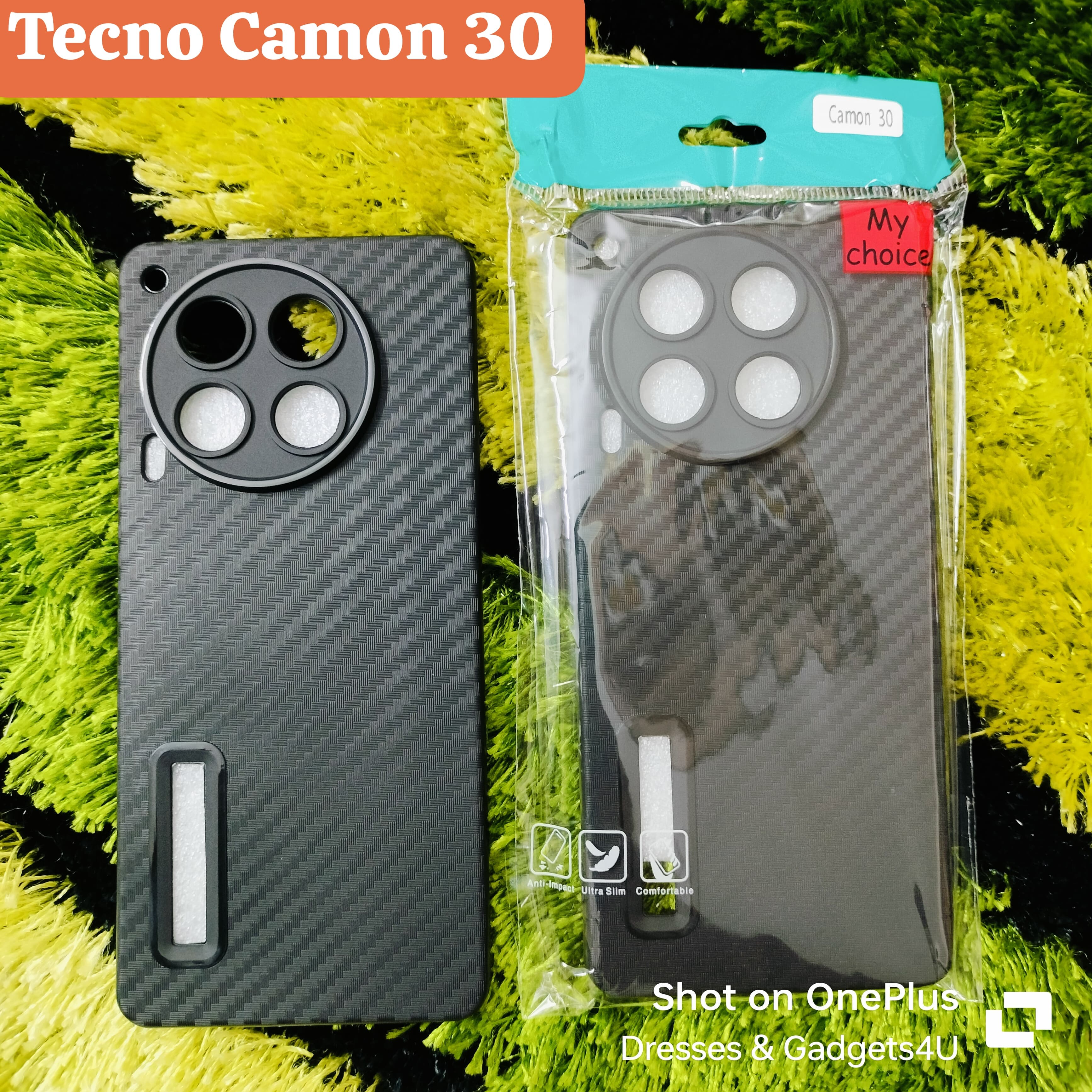 Tecno Camon 30 Back Cover Soft Carbon Fiber Premium With Camera Bump Protection High Quality Back Case Tecno Camon30 Back Case