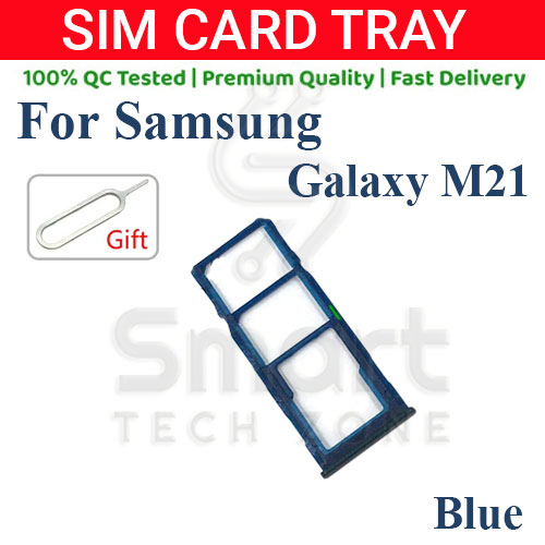 Samsung Galaxy M21 Sim Tray Micro SD Card Slot with Sim Ejector