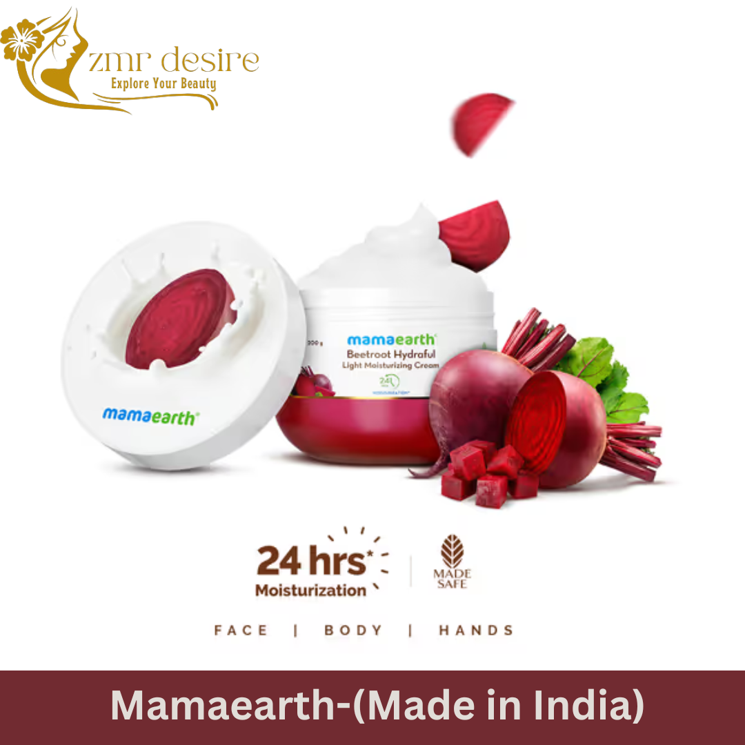 Beetroot Hydraful Light Moisturizing Cream with Beetroot & Hyaluronic Acid for Hydrated Pink Glow - 200 g