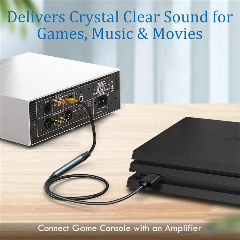 USB to Optical Audio Adapter USB A to Fiber Optic Audio SPDIF Port. 