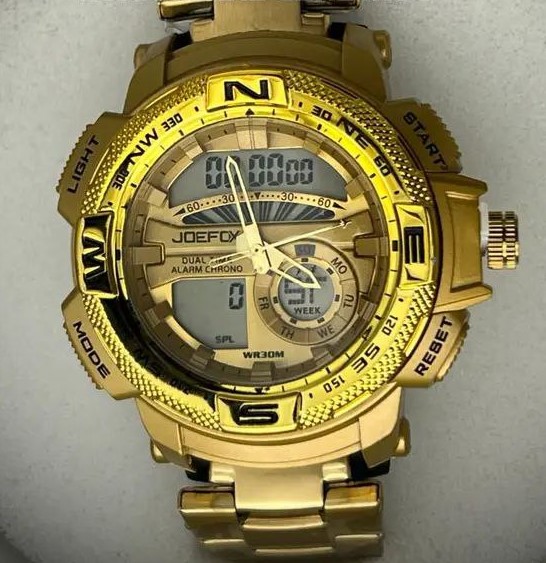 JOEFOX watch for men / premium quality waterproof & dual view watch. 