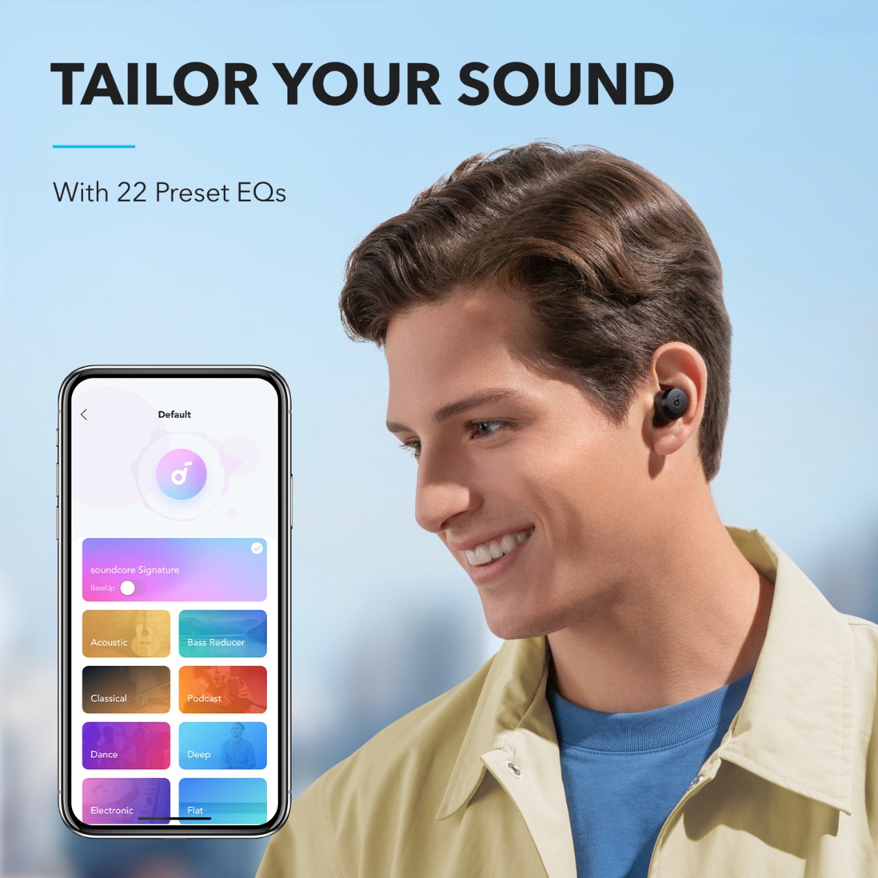 soundcore by Anker A20i True Wireless Earbuds Bluetooth 5.3 soundcore App Customized Sound 28H Long Playtime Water-Resistant. 