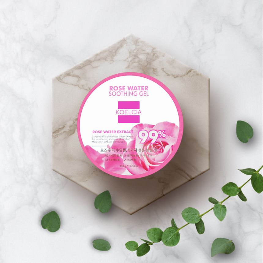 Koelcia Rose Water Soothing Gel 300g. 