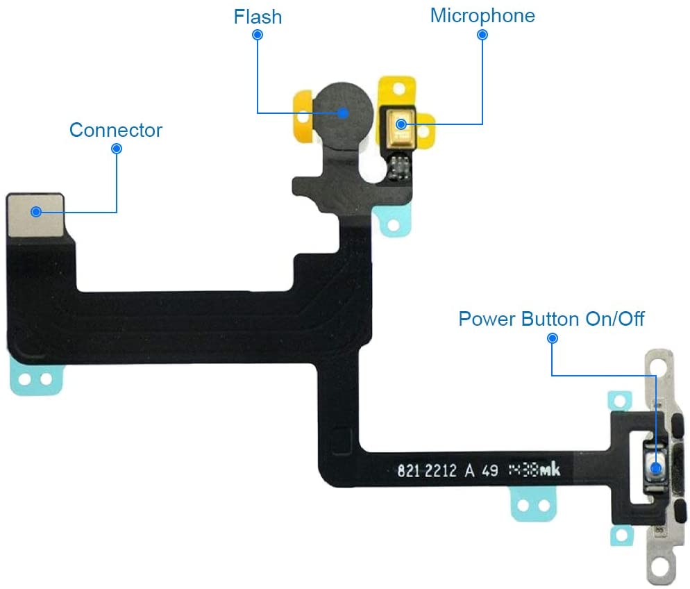 iPhone 6 On/Off Switch Button Ribbon. 