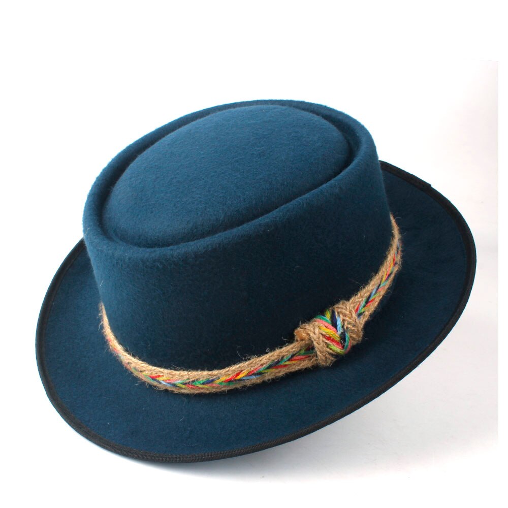 Flat fedora Jazz hat 