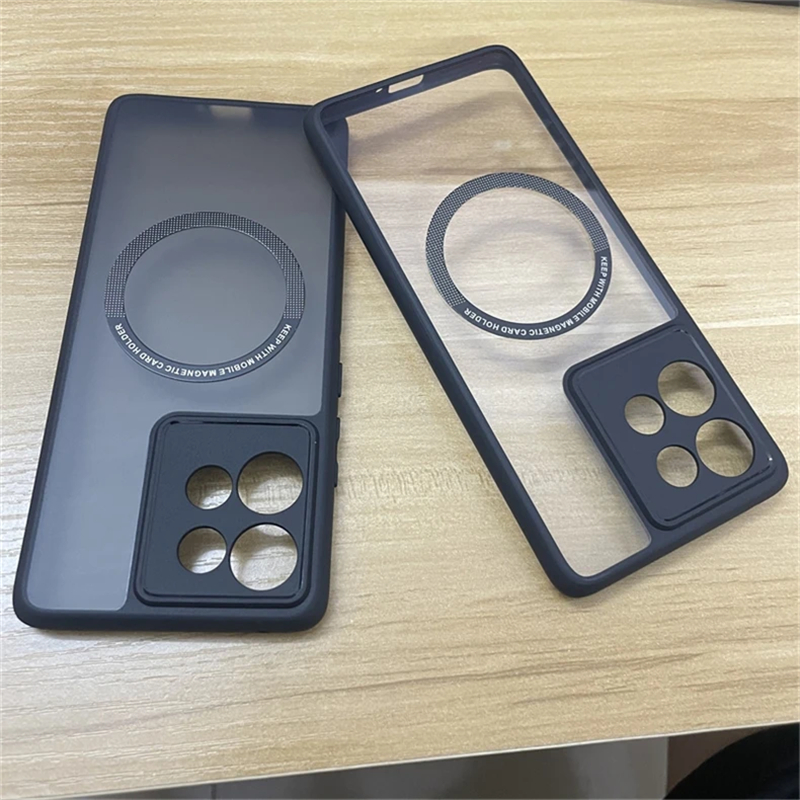 Magnetic Case For Motorola Edge 50 Neo Case MagSafe Matte Clear Phone Cover For Moto Edge50 Neo Protect Shell Shockproof Bumper. 