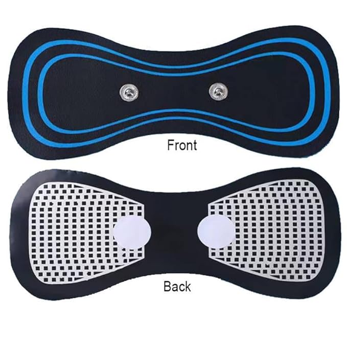 Tens Units EMS Mini Massager with 4 Pads ,Muscle Stimulator Full Body Relax Machine Rechargeable Device for Legs Back Neck Pain Relief Therapy By AF. 