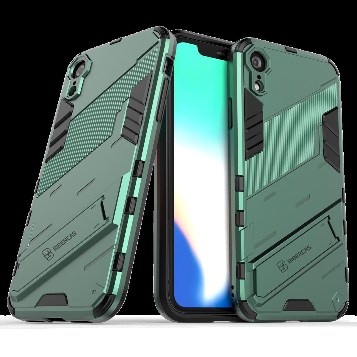 Shockproof Armor Phone Case For Apple iPhone XR Rugged Bracket Anti-Fall Protector Cover