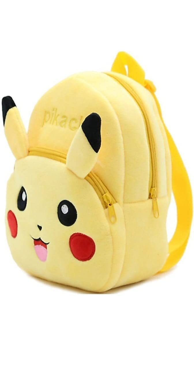 Pokemon Cute Kids Backpack Toddler Bag Plush Animal Cartoon Mini Travel Bag for Baby Girl Boy 9inch. 