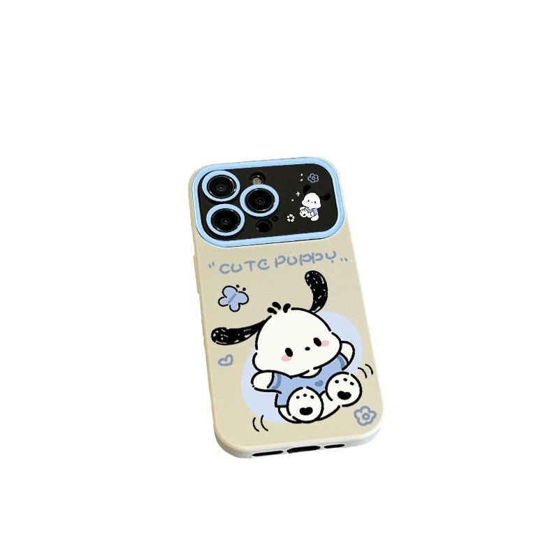 [autismaut] Pacha Dog loppy Phone Case Suitable for Apple 15promax Skylight Shell iPhone14plus Soft Shell 13/12. 