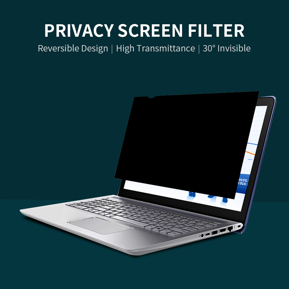 Privacy Screen Filter Reversible High-transmittance 30° Invisible Anti-UV Anti-glare Film for 27'' Monitor with 16:9 Aspect Ratio. 