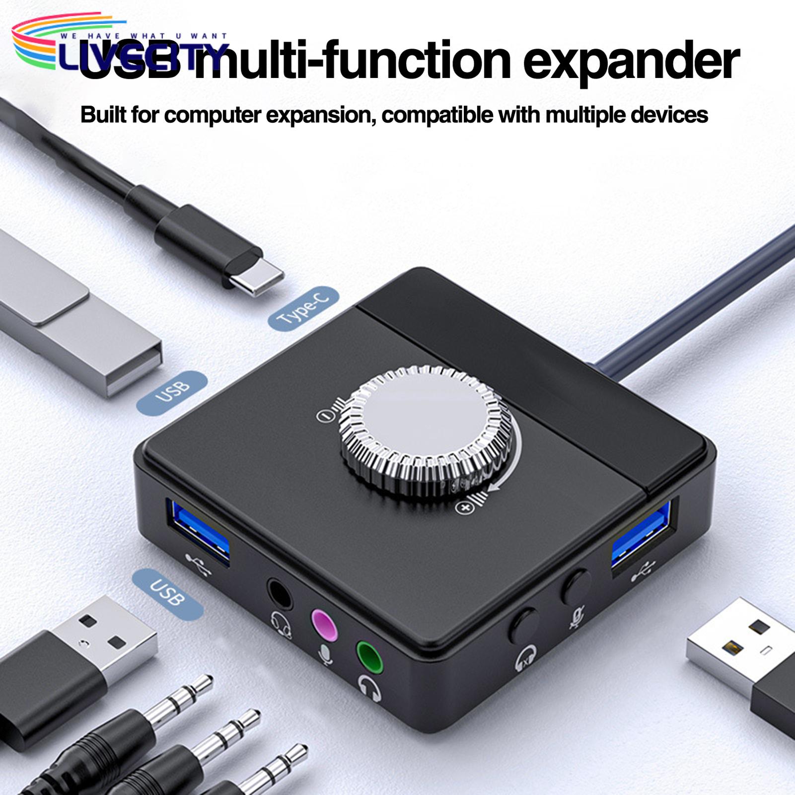 Microphone Using External Sound Card Enhance Audio Experience with Driver-free Usb External Sound Card Perfect for Tablets Computers Volume Adjustable Stereo Audio Adapter 3.5mm Jack