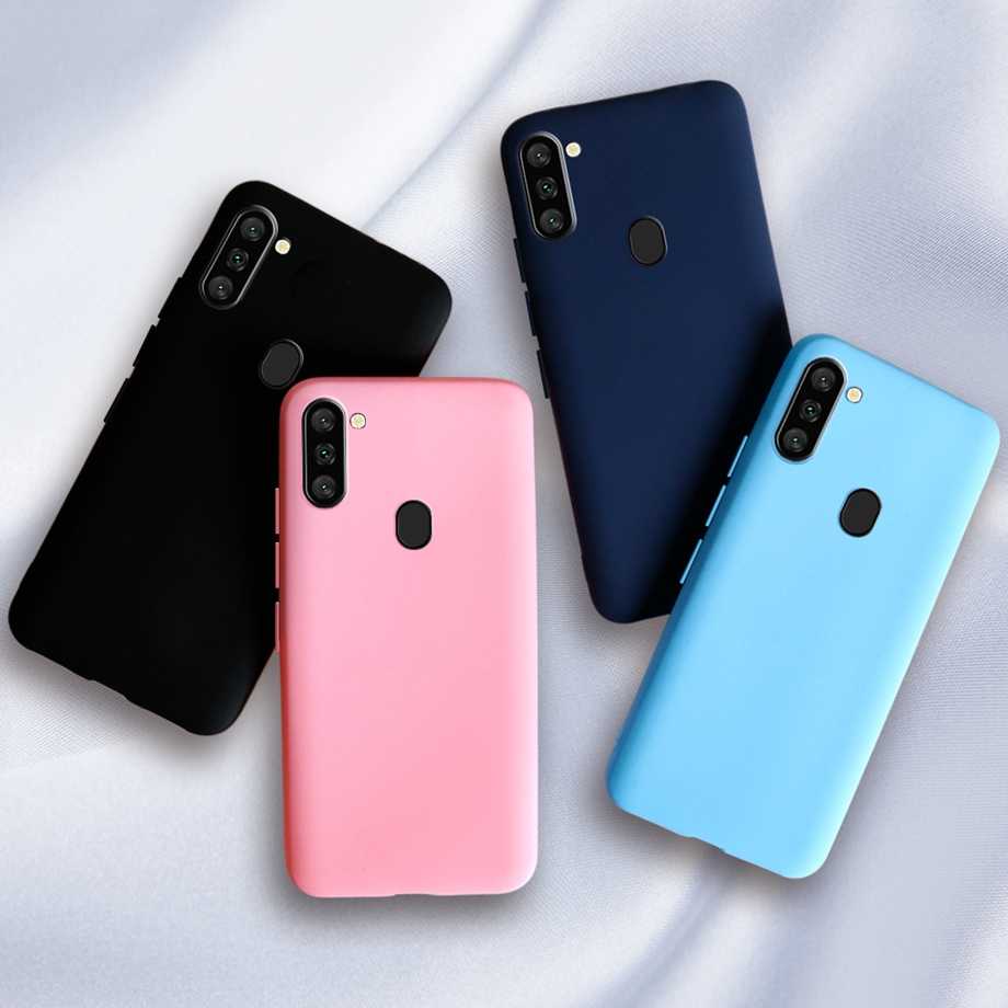 For Samsung Galaxy M11 Luxury Silicon Protect Back Cover Soft Case