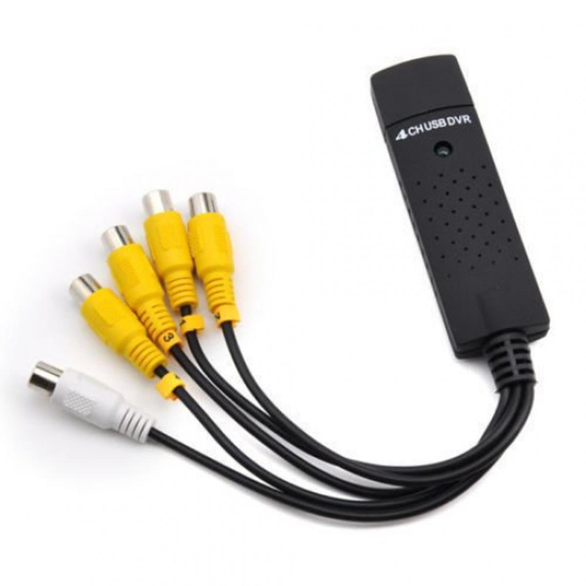 4 Channel USB Video Capture Card DVR For CCTV Camera Monitor DVD 4CH Usb Dvr Cards Board To VHS Video Recording PAL /NTSC