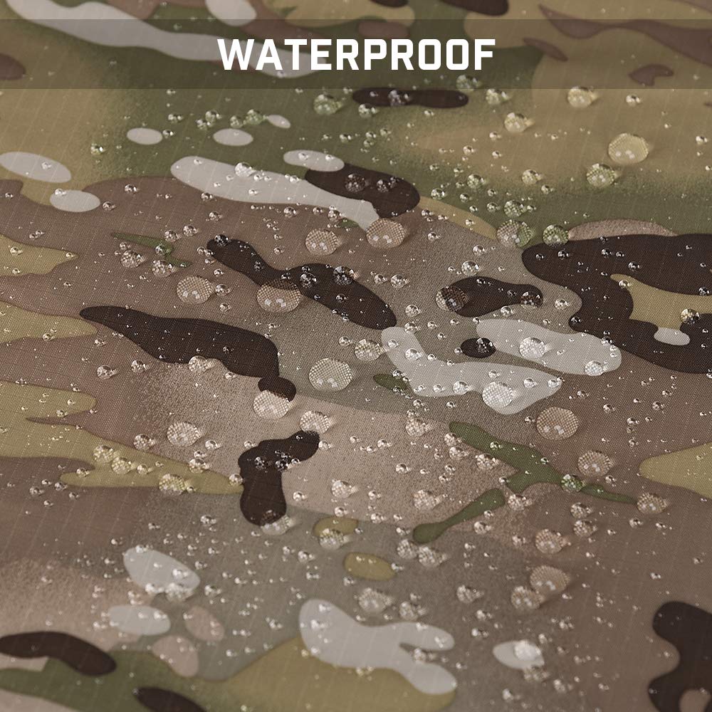 Camouflage Tactical Raincoat for Man Portable Folding Adult Army Waterproof Covered Military Poncho Women Motorcycle Rain Coat. 