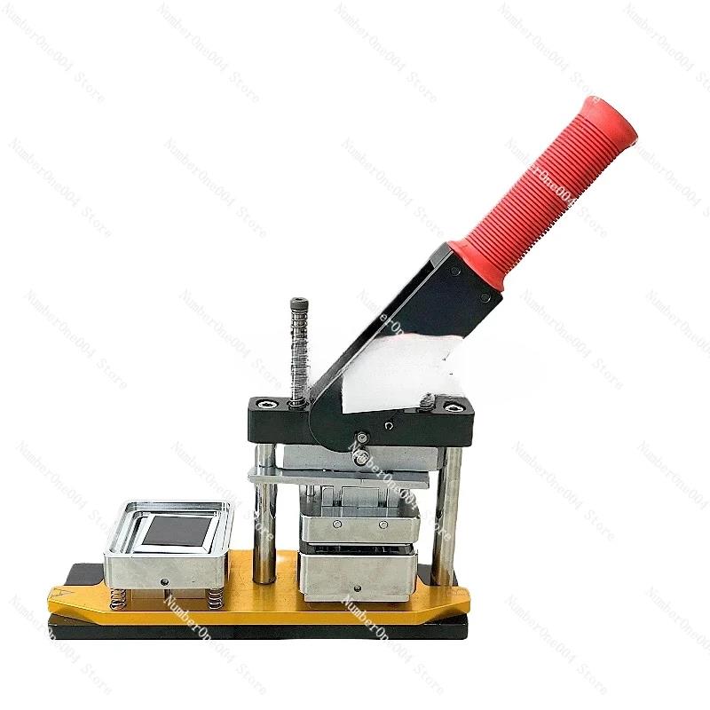 Applicable to 63.5x63.5mm Rectangle Shape Custom Photo Fridge Magnet Button Maker Button Machine Kit. 