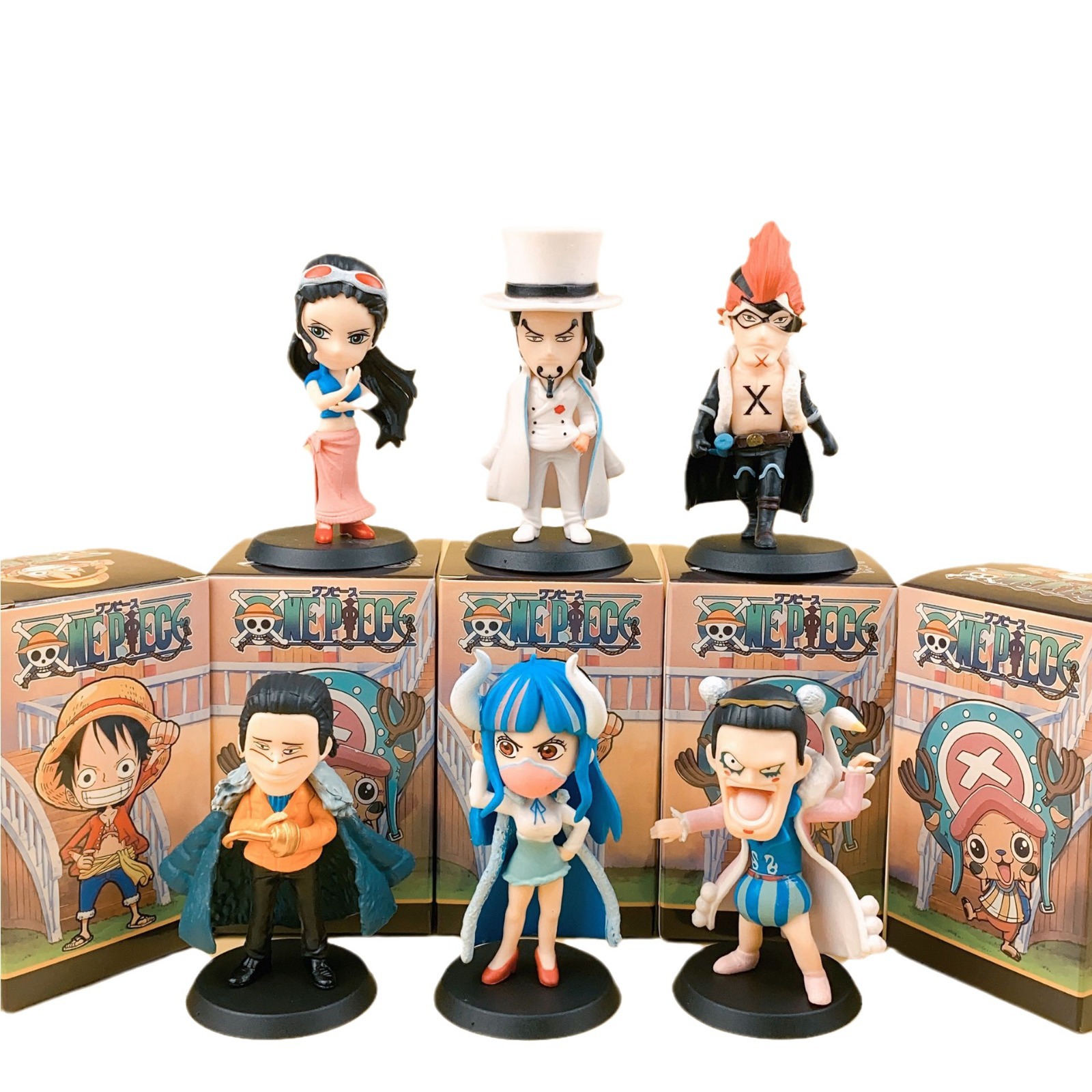One Piece Blind Box Figure Luffy Zoro Chopper Sanji Ace Gacha Machine Model Claw Machine Blind Box Ornament. 