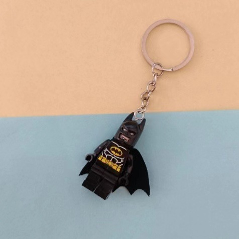 [ New ] Toy Story Keychain Buzz Lightyear Marvel Spider-Man Batman Donald Duck Mickey Mouse Model Pendant. 