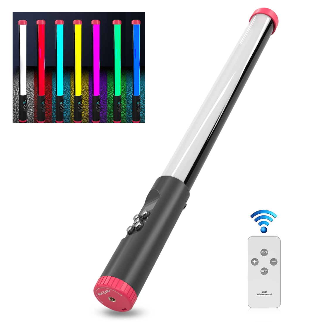 New- PULUZ RGB 114 LEDs Waterproof Photography Handheld Light Stick with Remote Control(Red)