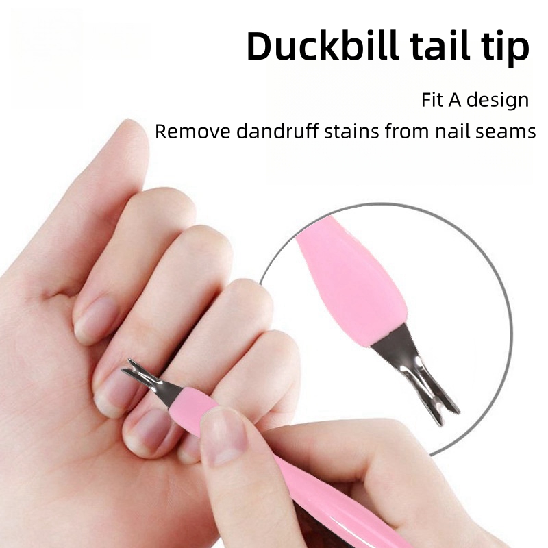 Nail Tools Cuticle Fork Sharp Cuticle Push Tool for Removing Barbs and Manicure. 