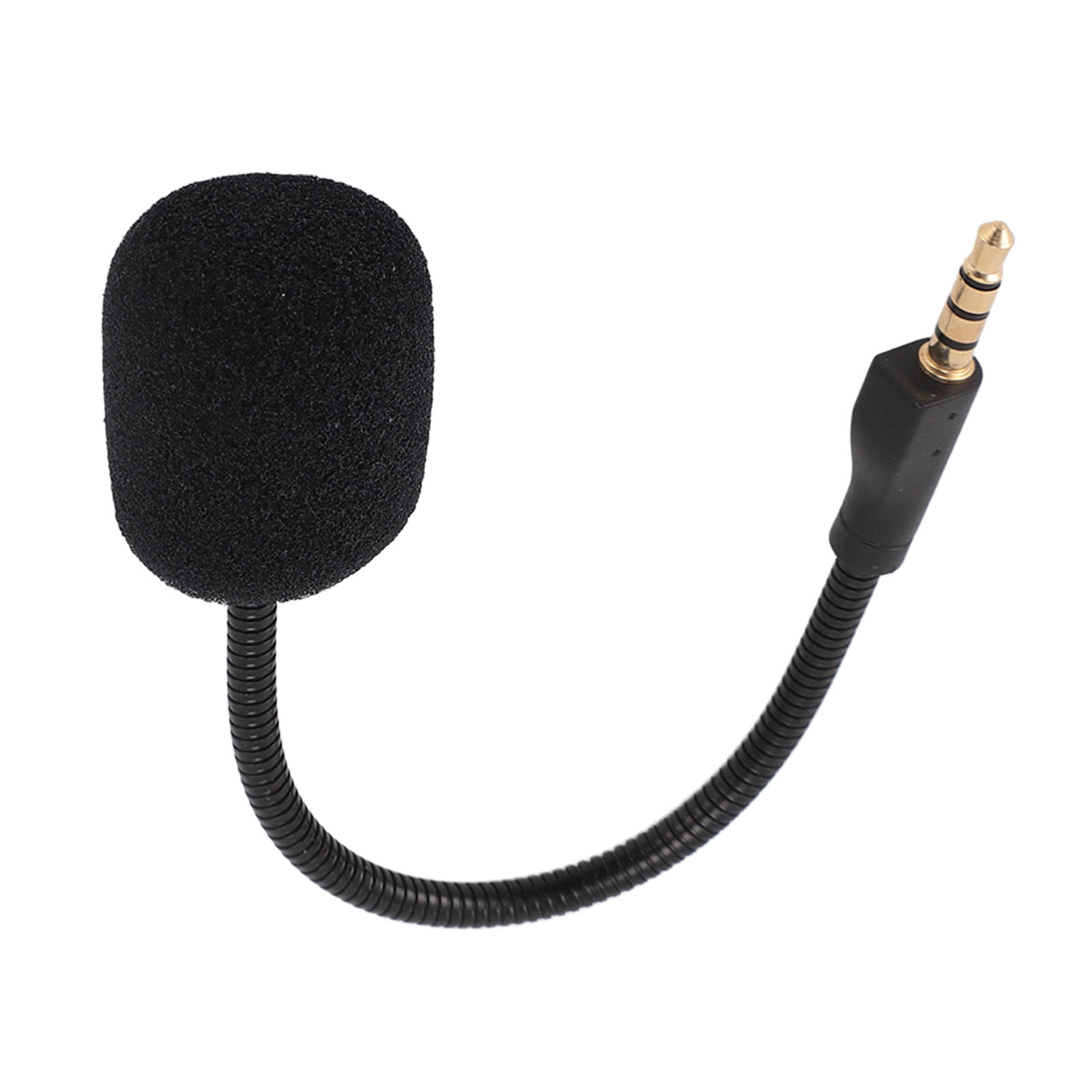 Detachable Microphone Boom, Noise Reduction Replacement Game Microphone with Foam for Headphones. 