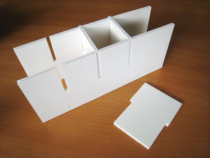 PVC board 5mm for diy project Model or chasis making material DIY 12 Inch X 12 Inch - 4 pcs. 