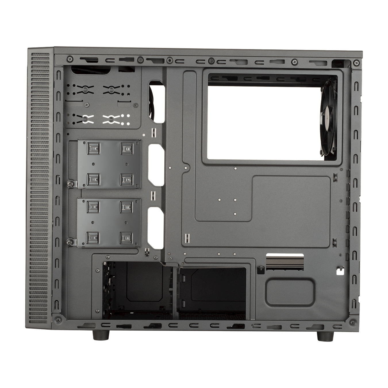 [Clearance Sale] Cooler Master MasterBox E500L (Side Window Panel Version) MCB-E500L-KA5N-S00 Blue Mid Tower Gaming Casing. 