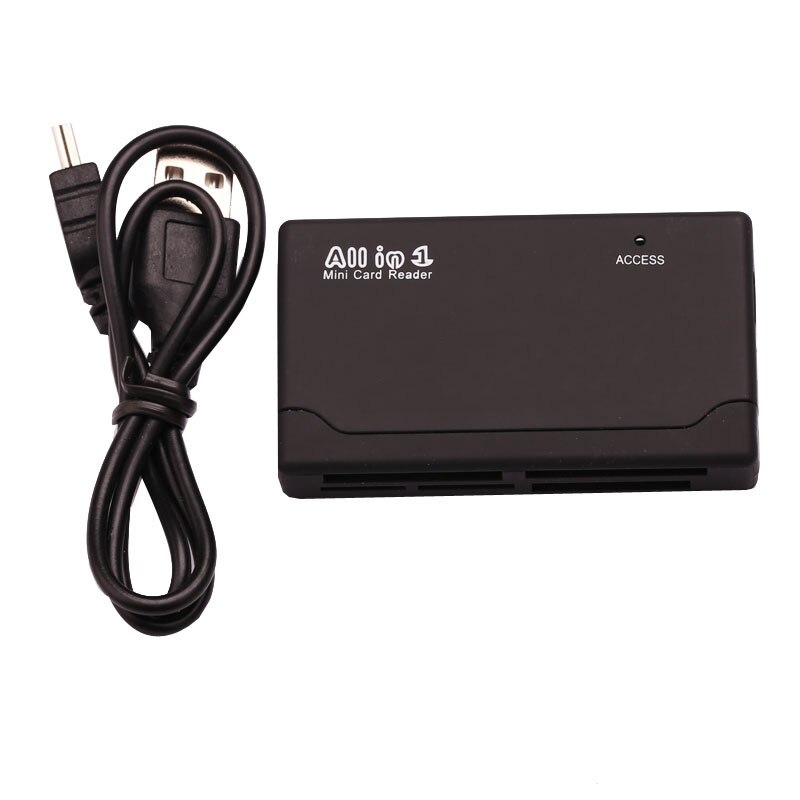 All in one 1 SB 2.0 Card Reader SD XD MMC MS CF SDHC TF Micro SD M2 Memory Card Reader Writer Adapter For Macbook PC Computes. 