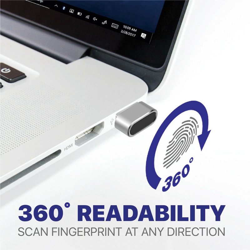 USB Fingerprint Reader for Windows 10 Hello, Biometric Scanner for s & PC. 