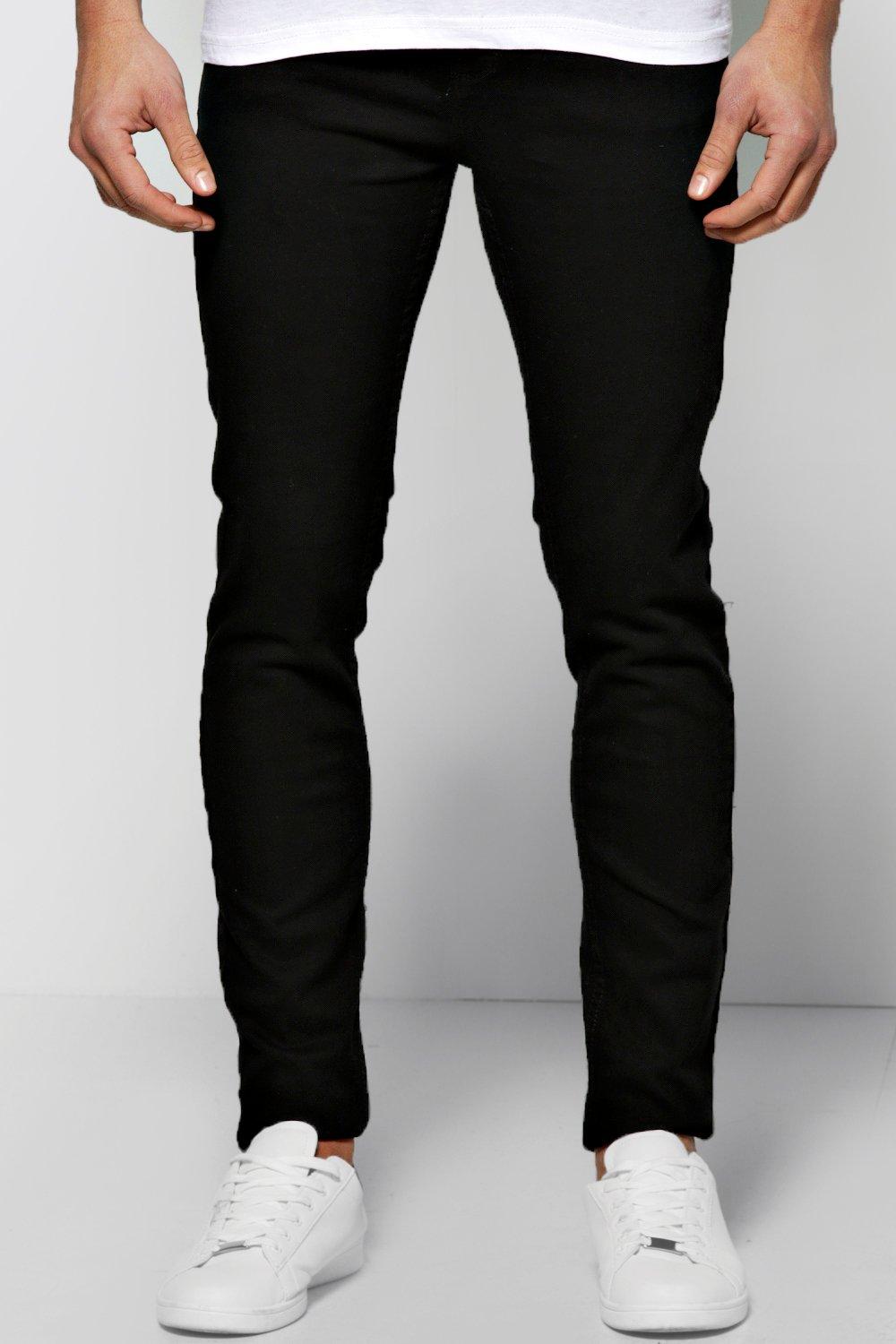 black slim fit denim jeans