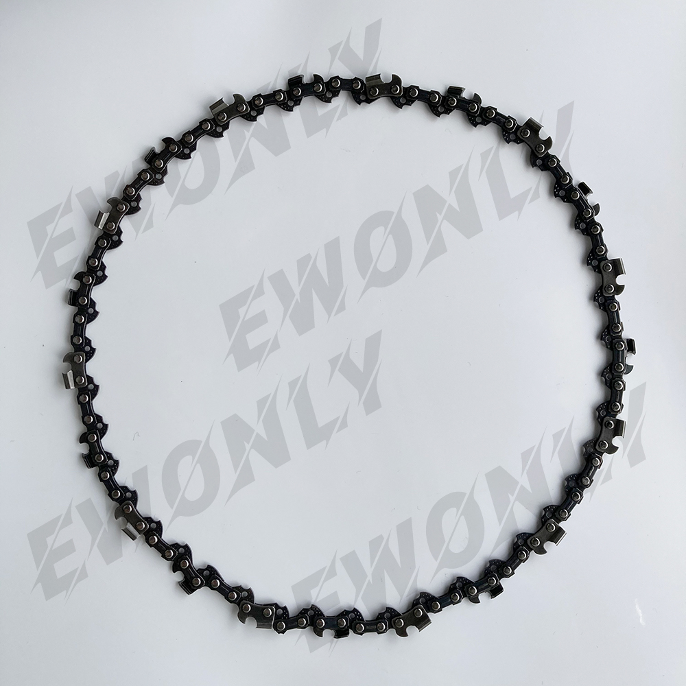 12 Inches Chainsaw Chain, Replacement Chain For Cordless Electric Portable Mini Chainsaw, Guide Saw Chain 3/8" Pitch.043" Gauge 45 Drive Links Replacement Chain. 