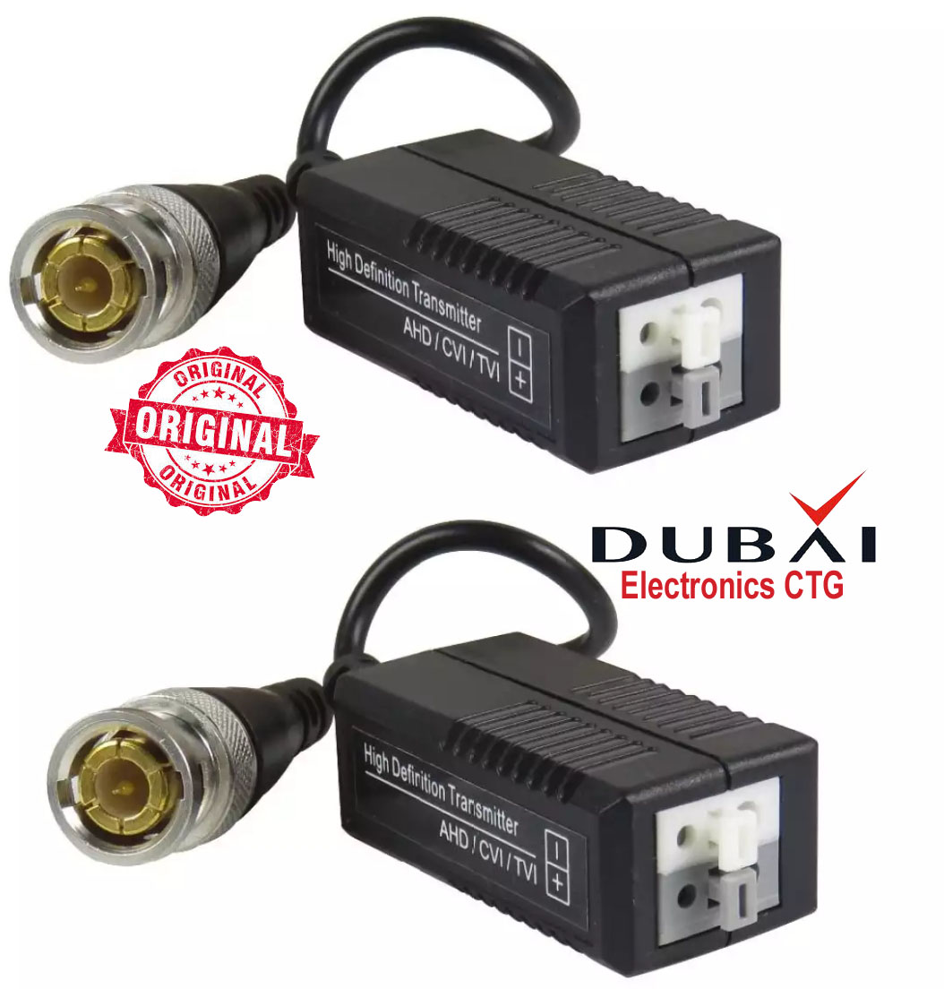 CCTV Camera UTP Video Balun, Cat 5/6, RJ59 Cable can use. 