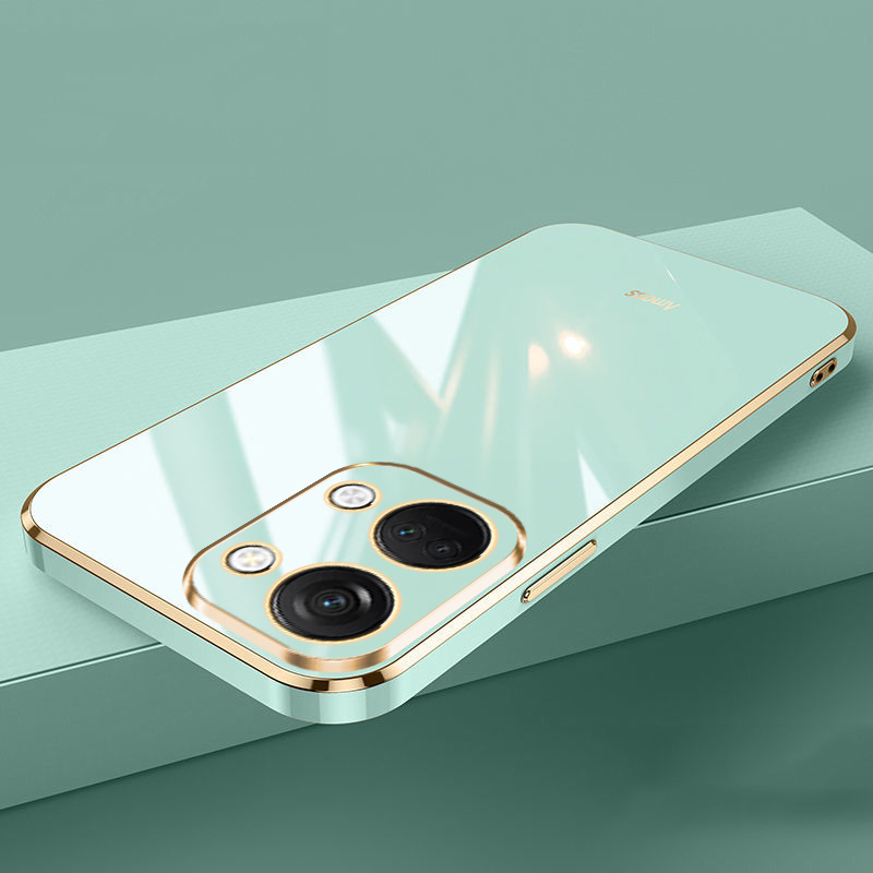For OnePlus Nord 2T Case 1+ Nord 2T Phone Case CPH2399 CPH2401 Case Nord 2T Luxury Square Plating Shockproof Back Cover Fundas. 