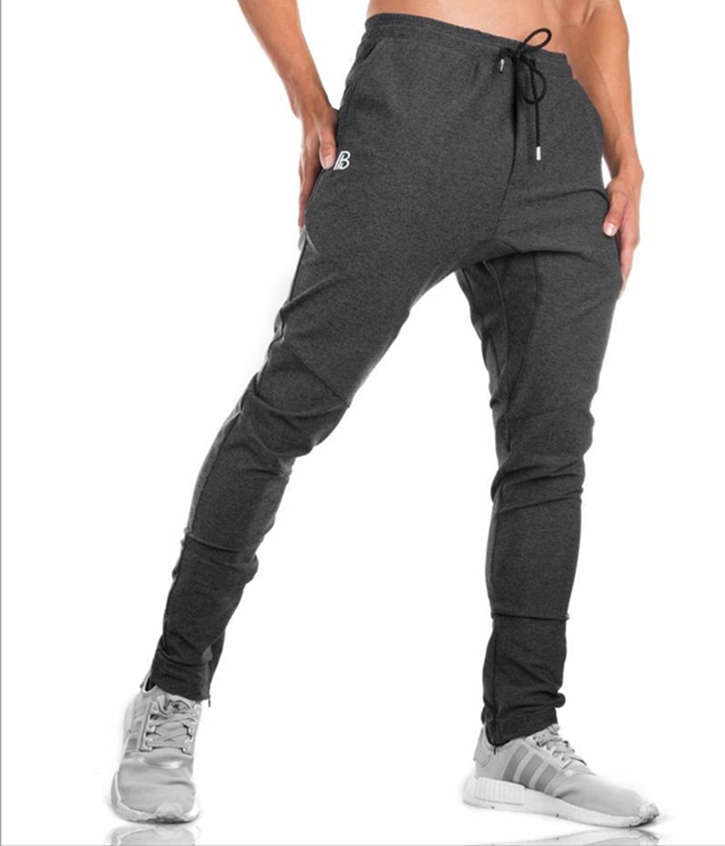 black trouser joggers