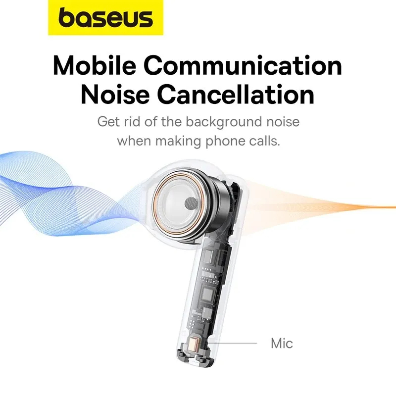Baseus Encok W2i Wireless Bluetooth 5.3 Low Latency Earbud. 