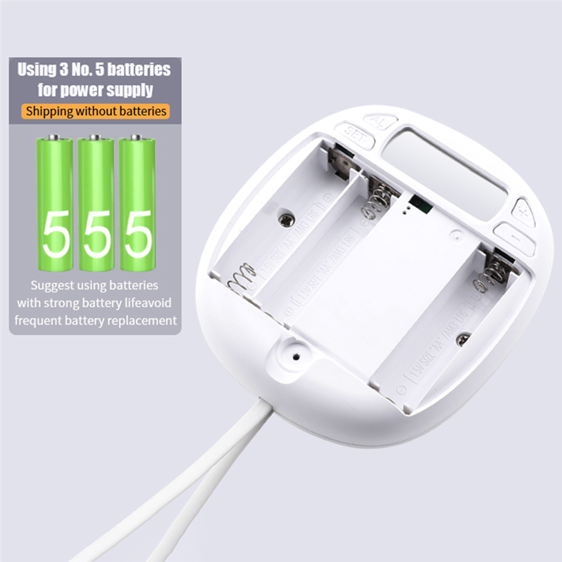 Mute Vibrating Alarm Clock LED Digital Clock Shaker Impact for Hearing Impaired Snooze Student Cartoon Clocks Light Reminder No Distrub. 