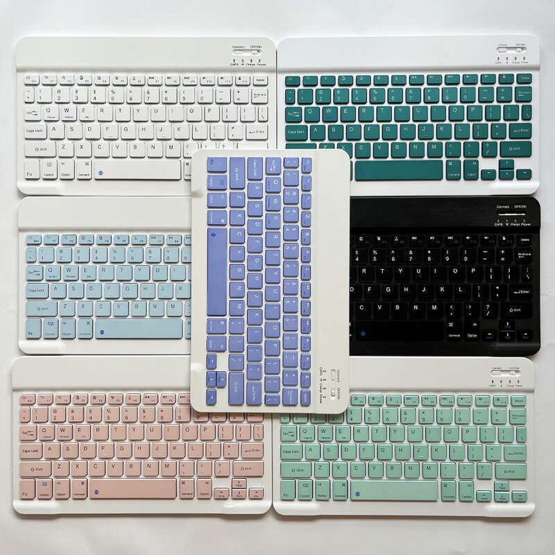 Bluetooth suitable for iPad Apple Huawei tablet Miao Kong charging keyboard wireless keyboard and mouse set. 