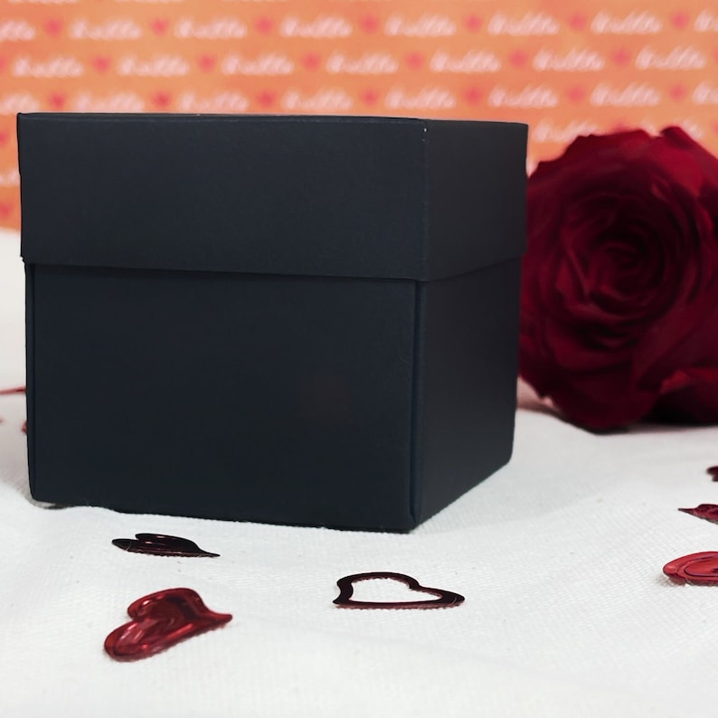 2 layers Handmade Chocolate Explosion Box ( without chocolate & teddy bear ). 