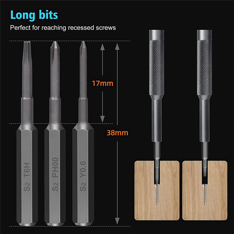 39 in 1 Precision Screwdriver Set, Laptop, Computer, Phone Repair Kit. 