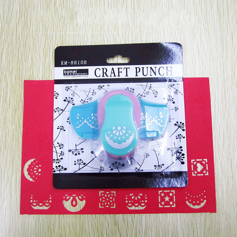 【DIV MALL】（NEW）Embossing Device Edge Diy Machine Scrapbooking Paper Cutters Decorative Punch Flower Hole Puncher Handmade. 