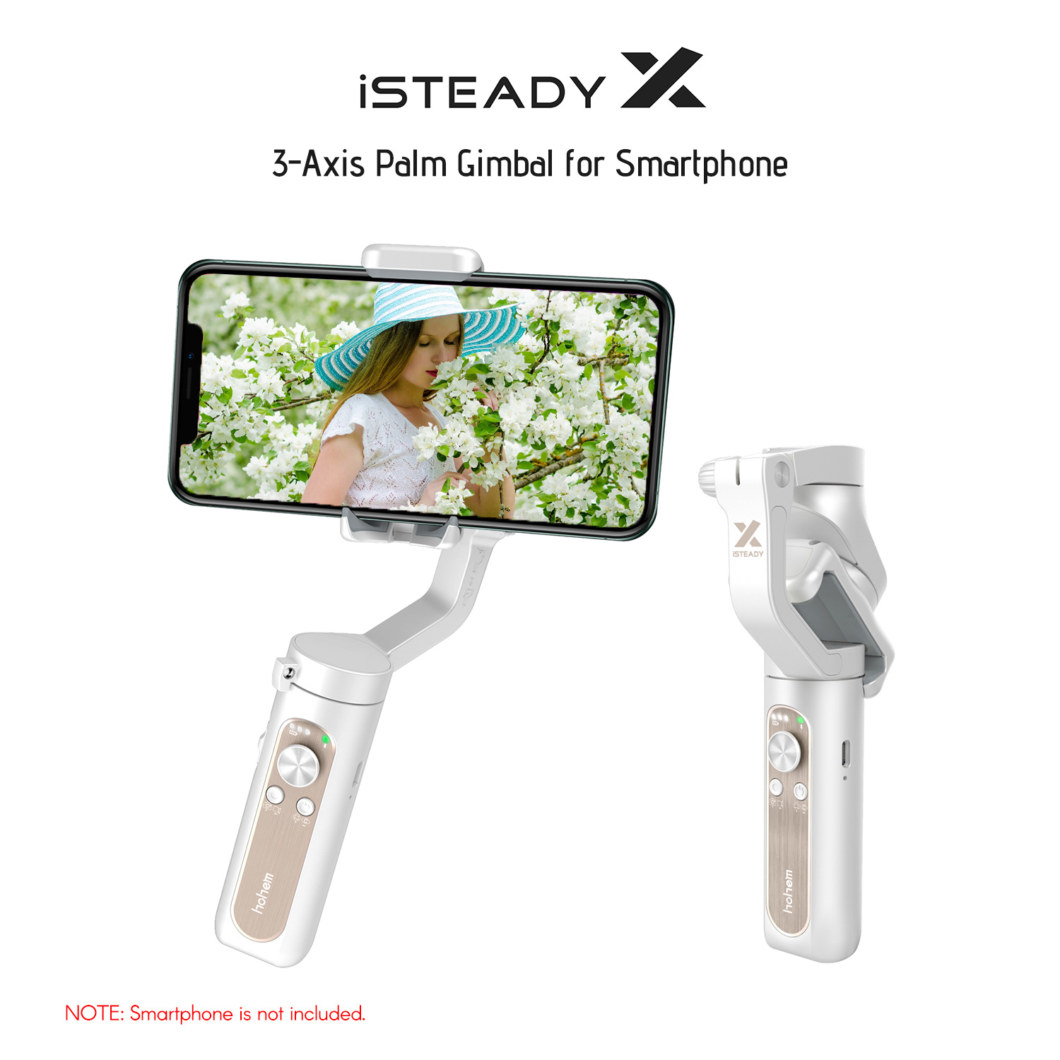 Hohem iSteady X Ultralight 3-Axis Palm Gimbal Handheld Stabilizer. 
