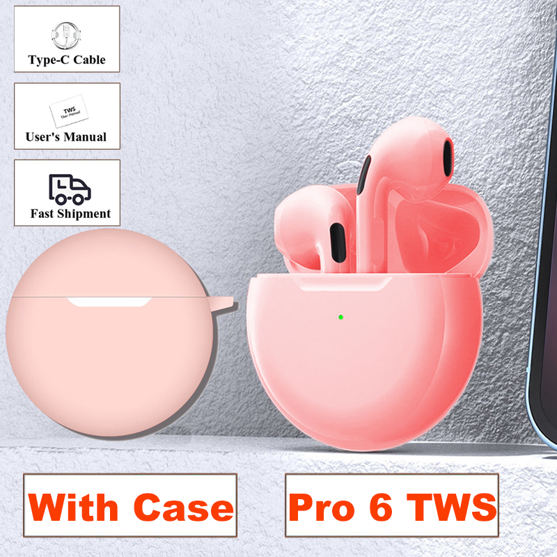 Air Pro 6 TWS Original High Quality Wireless Bluetooth Binaural Stereo Gaming Music Sport Earbuds for Apple IPhone Xiaomi Huawei. 