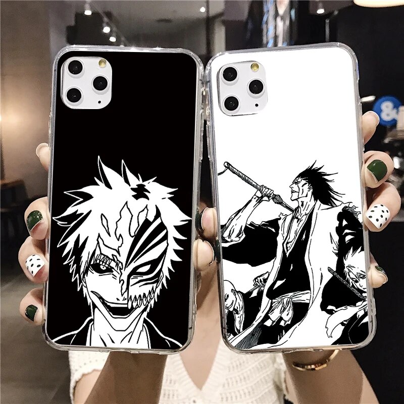 Anime Bleach Rukia Kuchiki Soft TPU Clear Coque For iPhone 11 12 13 Mini 14 15 Pro Max 10 XR XS SE3 2022 SE2 7 8 Plus Case Cover. 