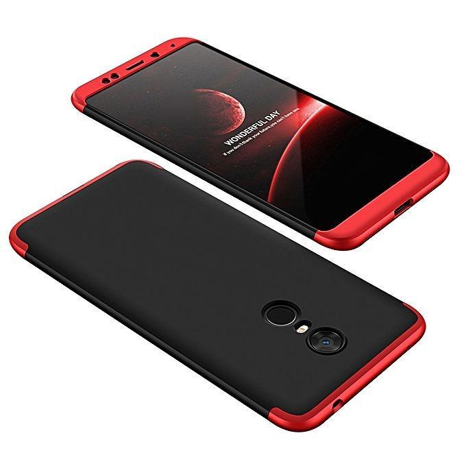 Redmi 5A Plus 360 Degree GKK Phone Back Cover Black Red