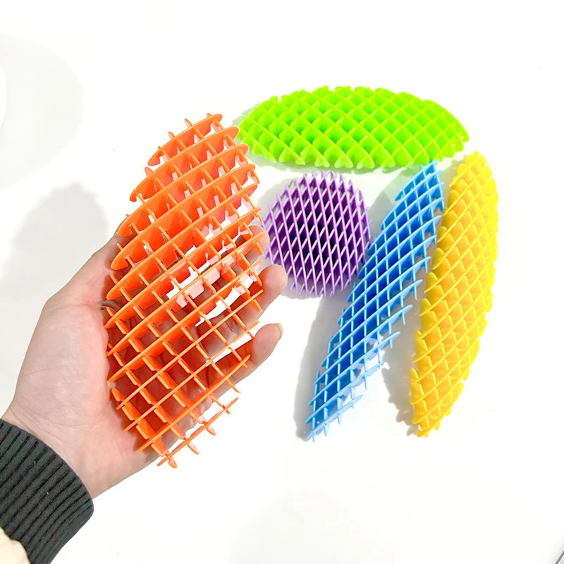 Fidget gadget in the form of a worm
