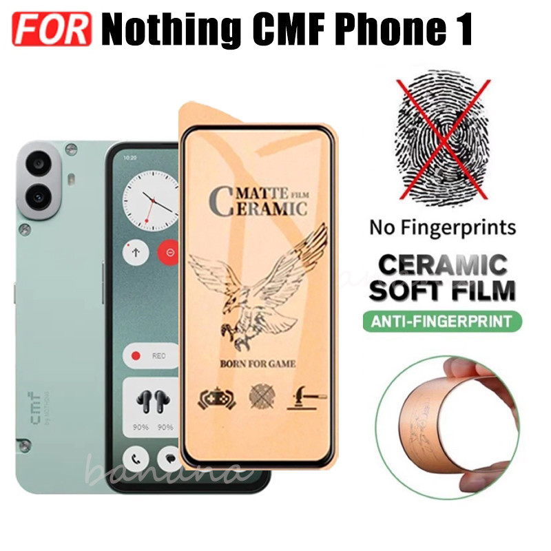 Nothing CMF Phone 1 Shockproof Phone Case for Nothing Phone (2a) Nothing Phone (2) (1) 4 in 1 Camera Lens Ceramic Tempered Glass Screen Protector and Mobile phone holder. 