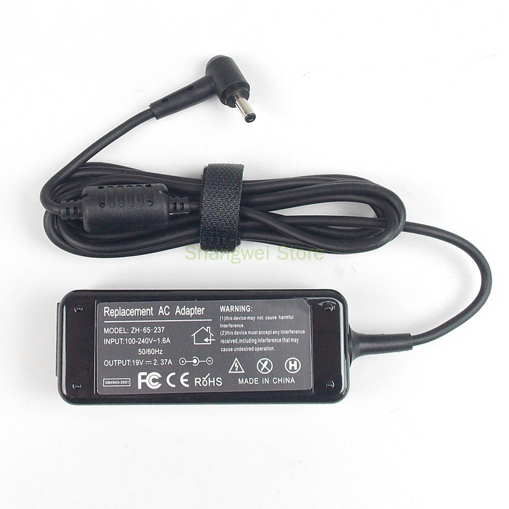 19V 2.37A Notebook Power Adapter Charger for ASUS X451CA-VX104H X451CA-VX036H X441UA-WX031D X451MA-VX027H X451CA-VX050H X556UA. 