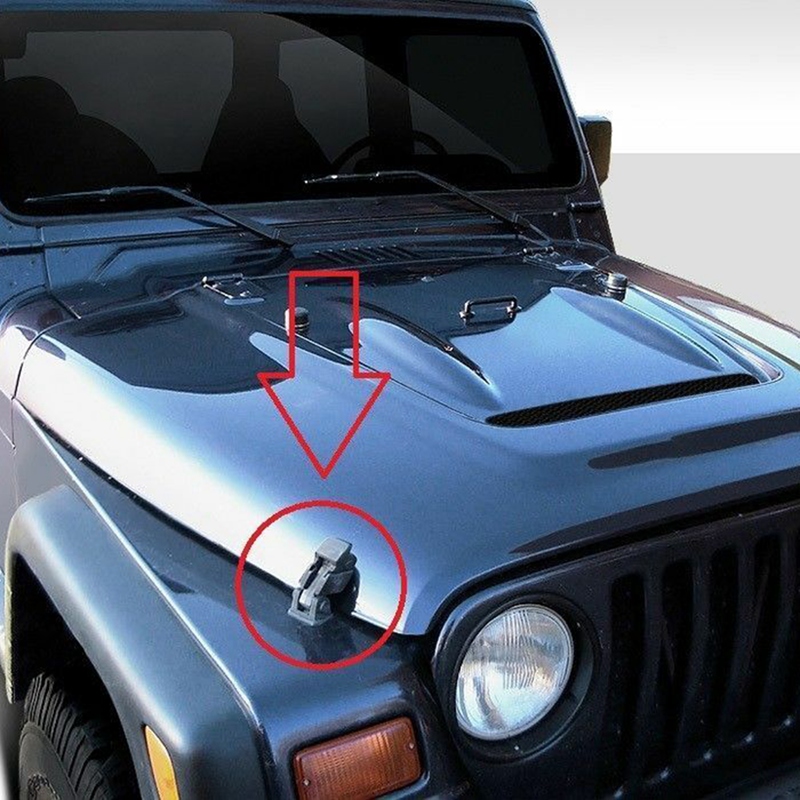 Arriba 87+ imagen jeep wrangler tj hood latch Thptnganamst.edu.vn