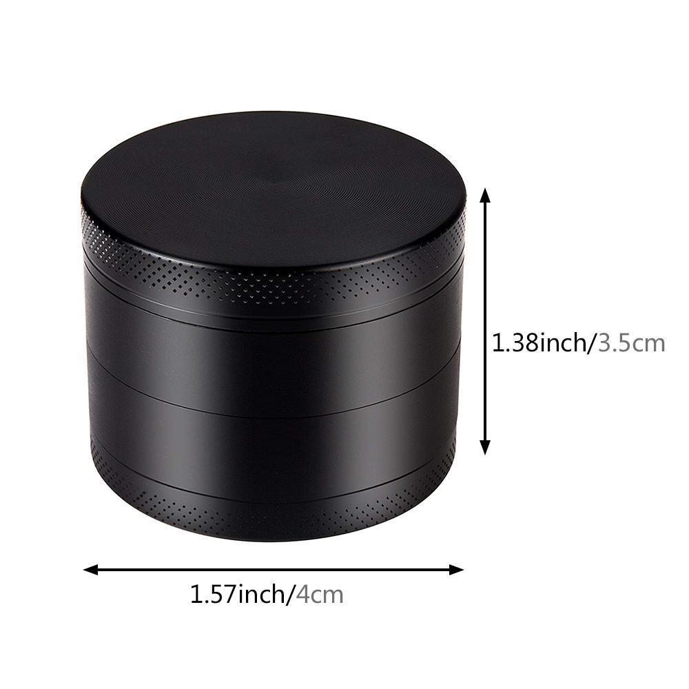 Goglor Spice Herb Grinder, 4 Piece Grinder with Pollen Scraper, Vancens Upgraded Version Zinc Alloy Crusher with Razor-sharp Teeth. 