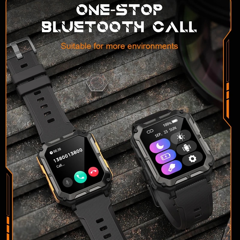 CanMixs Smart watch IP68 Waterproof Women smartwatch for men Calculator Bluetooth Call Sport watches Android iOS Fitness Tracker. 